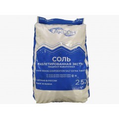 Таблетированная соль Аксон, 25кг